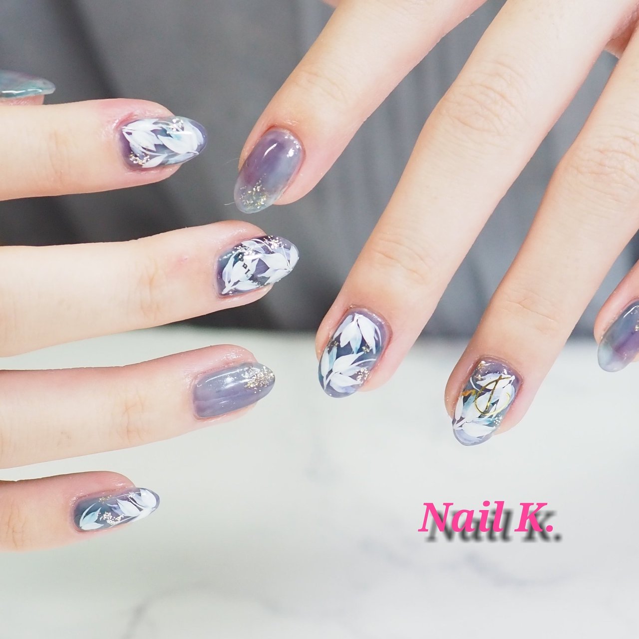 夏 リゾート ライブ 女子会 ボタニカル Nail K のネイルデザイン No ネイルブック