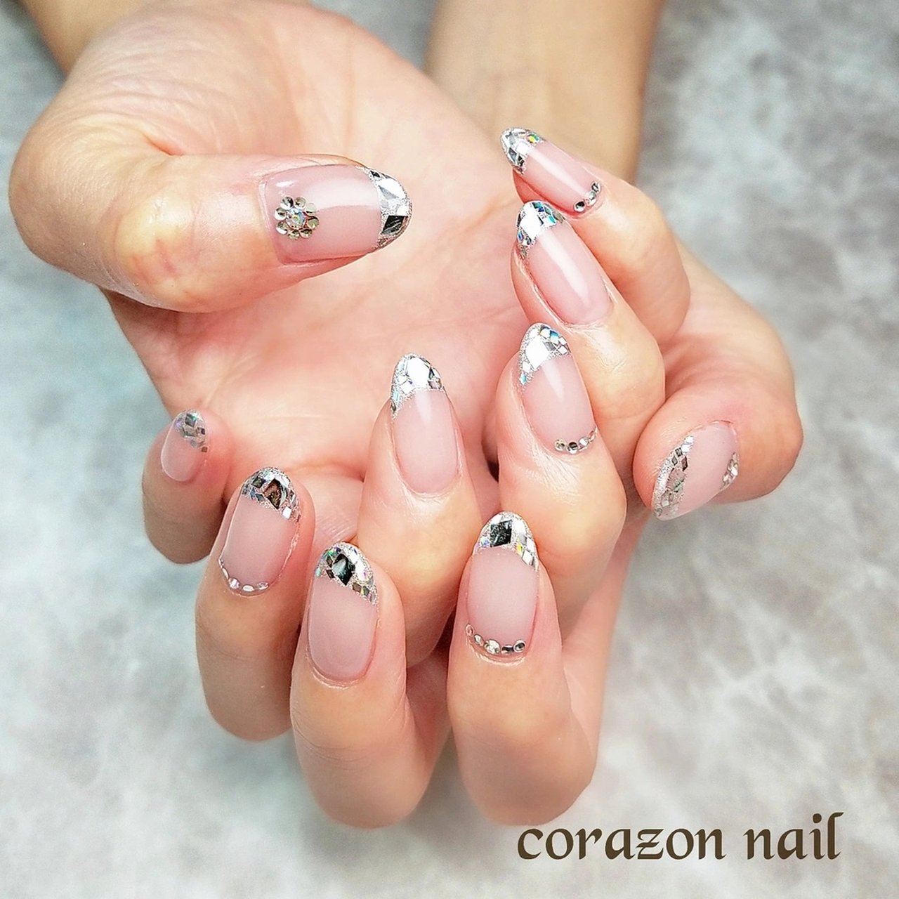 オールシーズン クリスマス ブライダル パーティー ハンド 武蔵浦和 Corazon Nailのネイルデザイン No ネイルブック
