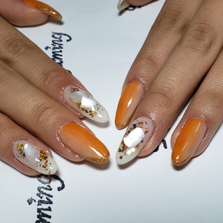 イエロー 黄 ラメネイルのネイルデザイン 3ページ目 ネイルブック