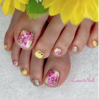 春夏フットネイルのネイルデザイン ネイルブック