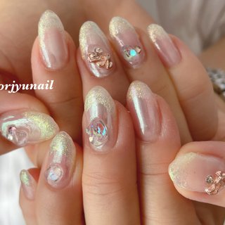 浴衣 グリーンのネイルデザイン ネイルブック