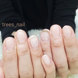 控えめネイルのネイルデザイン ネイルブック