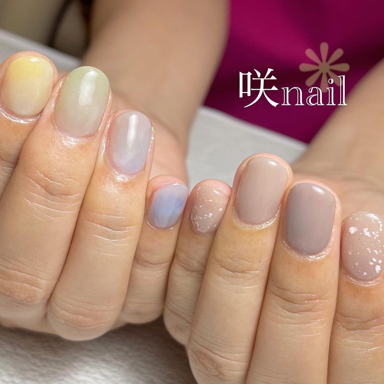 春 夏 デート 女子会 ハンド 咲nail サキネイル のネイルデザイン No ネイルブック