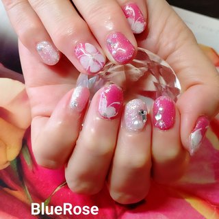 ローズピンクネイルのネイルデザイン ネイルブック