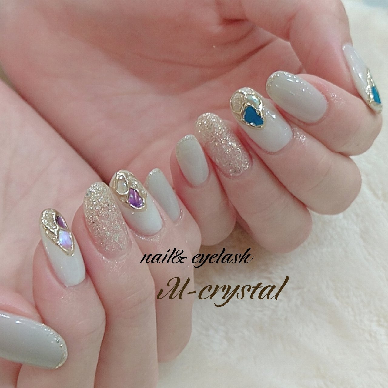 夏 オールシーズン オフィス デート ハンド えむくりのネイルデザイン No ネイルブック