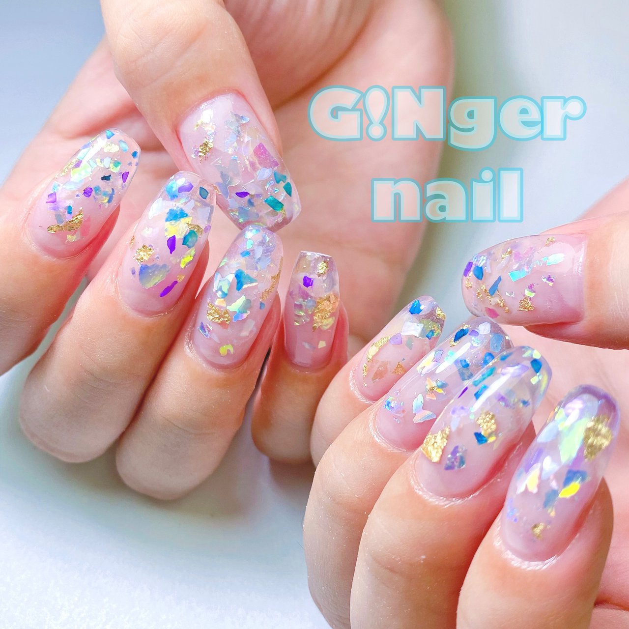 夏 海 リゾート ブライダル ハンド Ginger Nail 代々木 ジンジャーネイルのネイルデザイン No ネイルブック