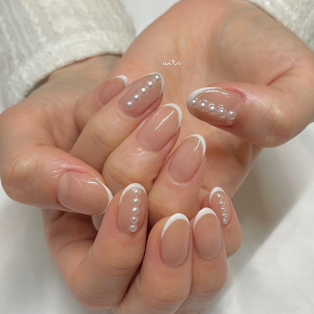 オールシーズン オフィス ブライダル デート ハンド Uits 自由が丘ネイルサロン ユーイッツのネイルデザイン No ネイルブック