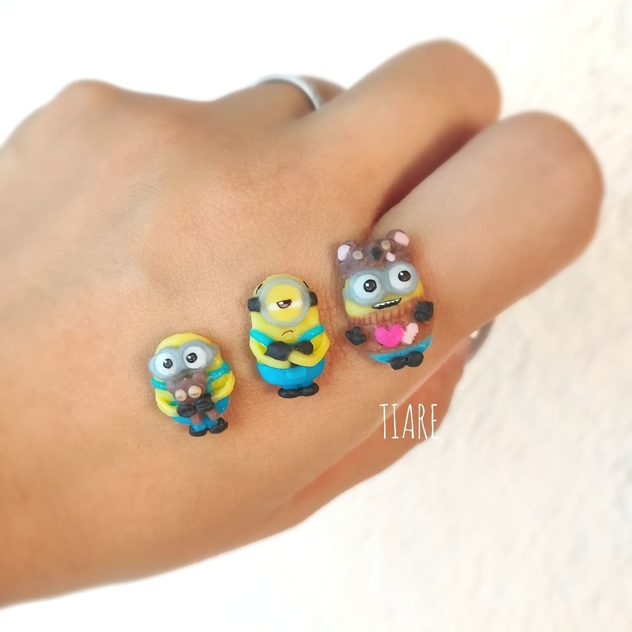 ハンド 痛ネイル キャラクター 3d Tiare Akkoのネイルデザイン No ネイルブック