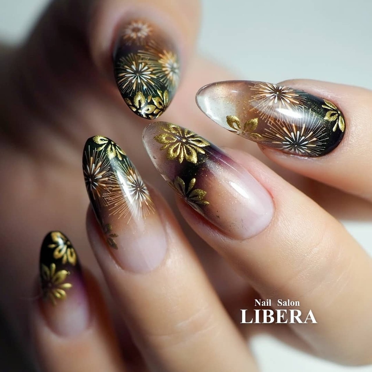 夏 成人式 海 浴衣 ハンド Nail Salon Liberaのネイルデザイン No ネイルブック