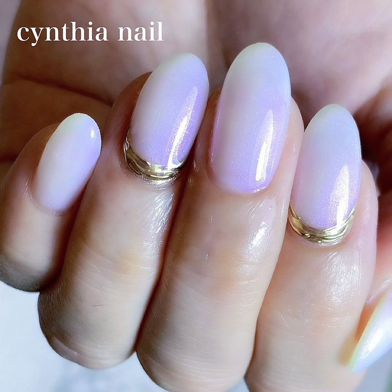 夏 オールシーズン ハンド シンプル パール Cynthianailのネイルデザイン No ネイルブック