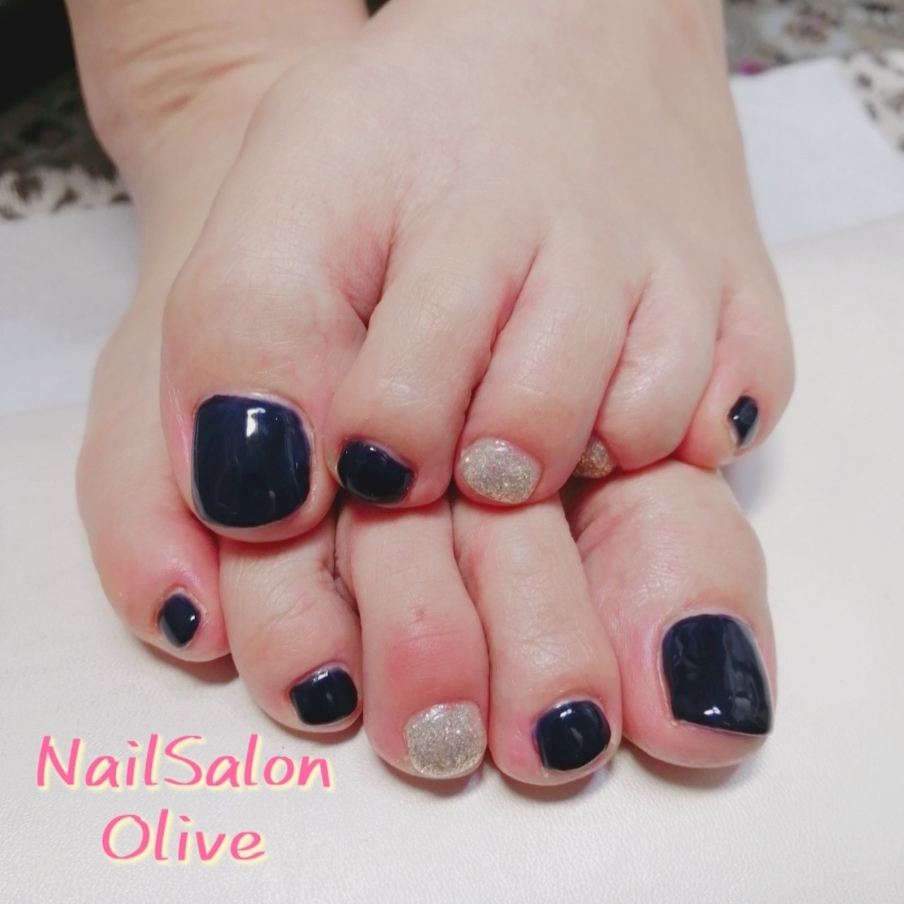 夏 オールシーズン オフィス フット シンプル Miyukiのネイルデザイン No ネイルブック