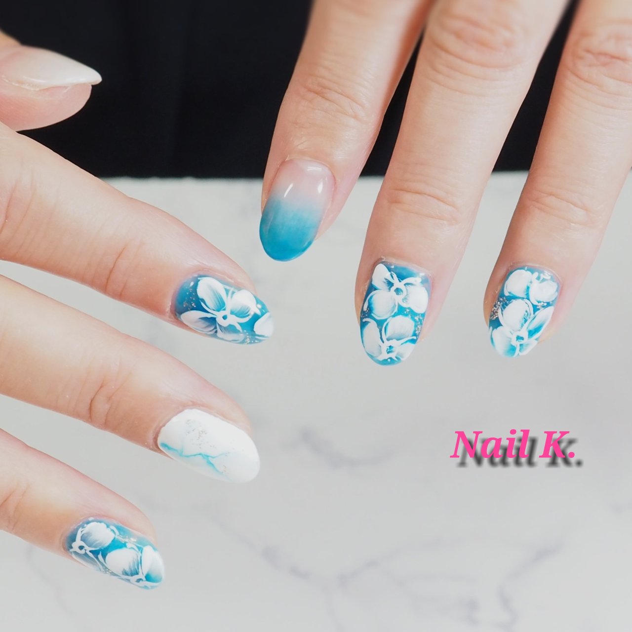 夏 海 リゾート ライブ グラデーション Nail K のネイルデザイン No ネイルブック