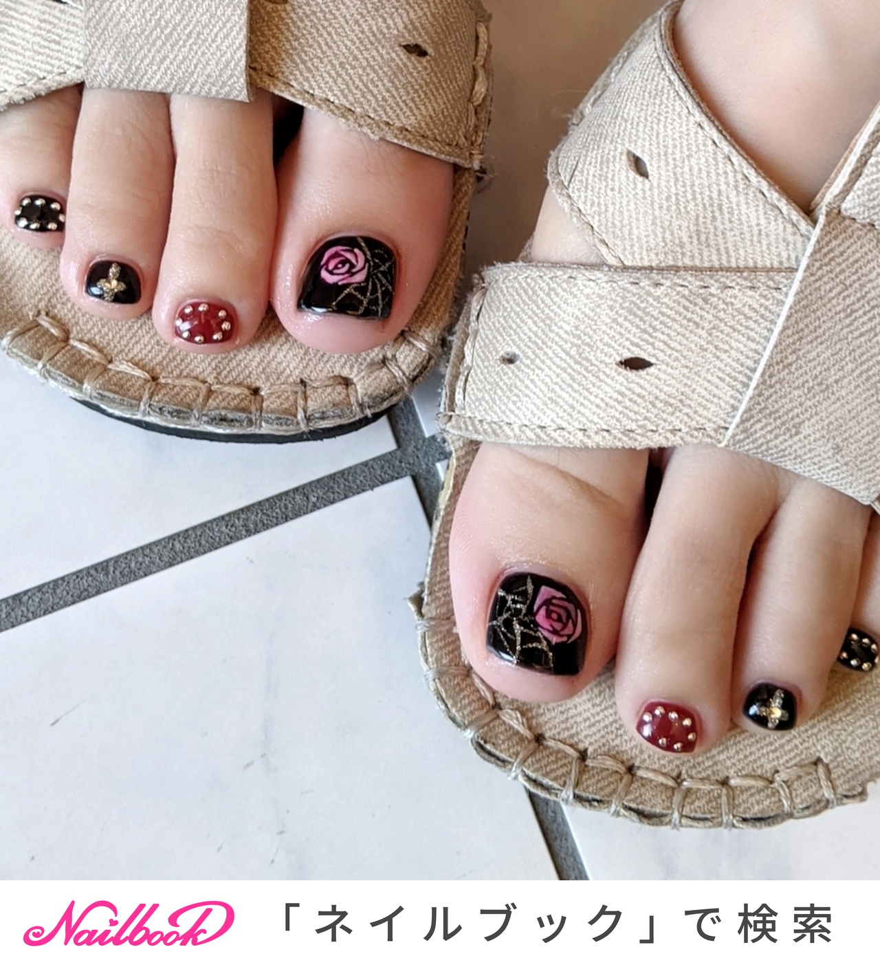 ゴシックネイルのネイルデザイン ネイルブック