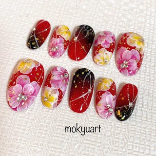 お正月 和のネイルデザイン ネイルブック