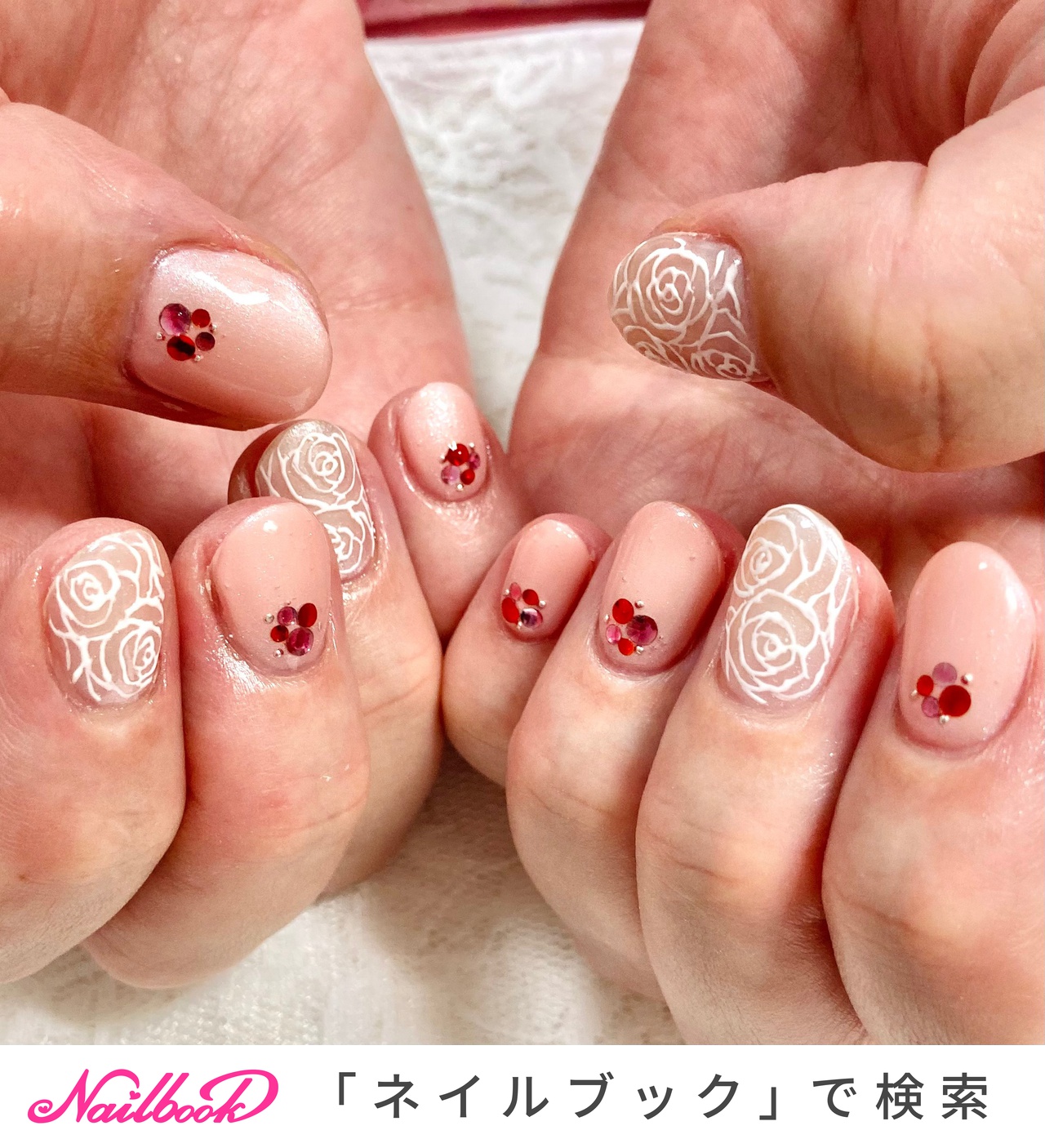 バラアートのネイルデザイン ネイルブック