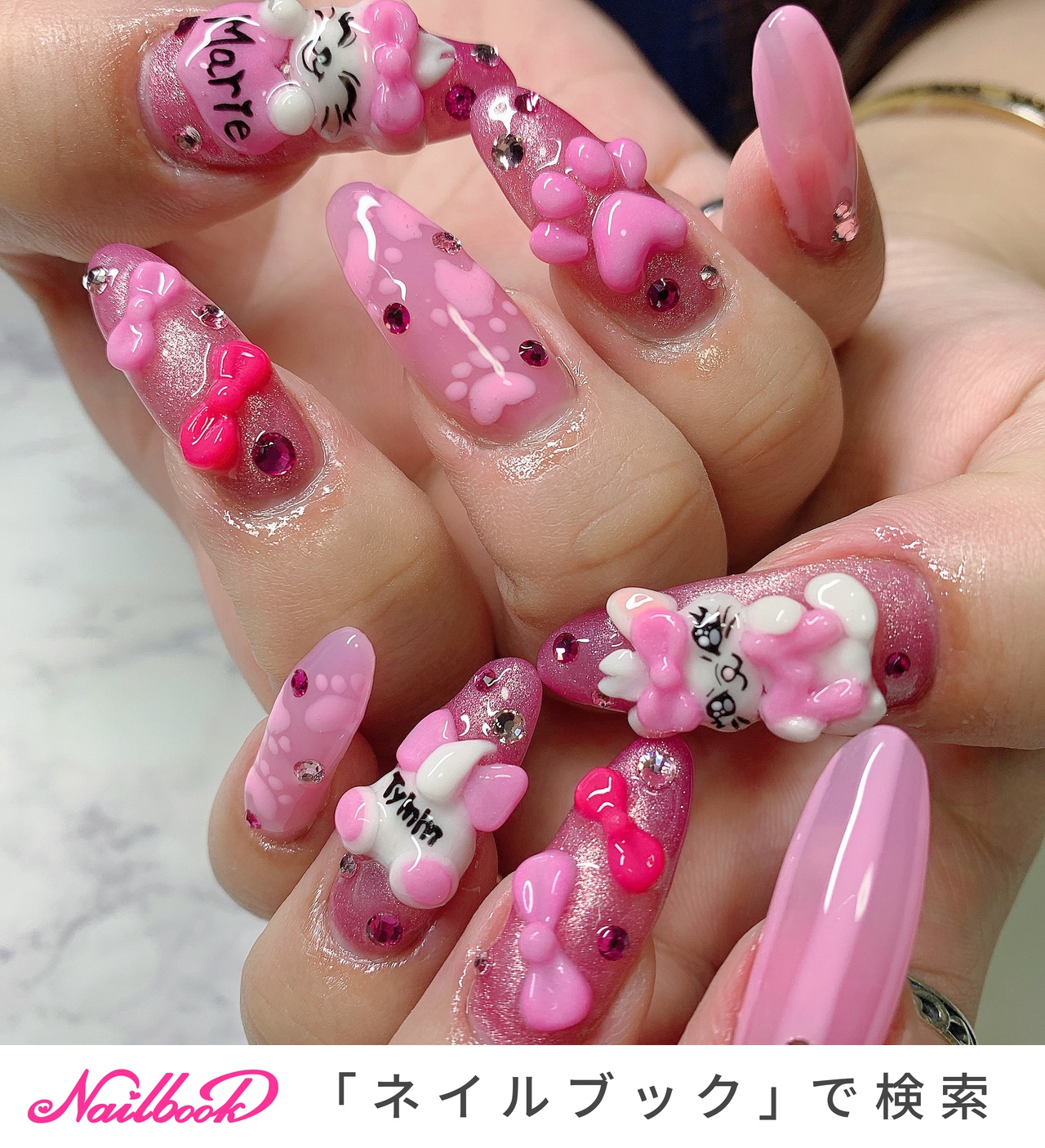 みぃ〜ちゃん❣️ネイルチップ 1280_lc