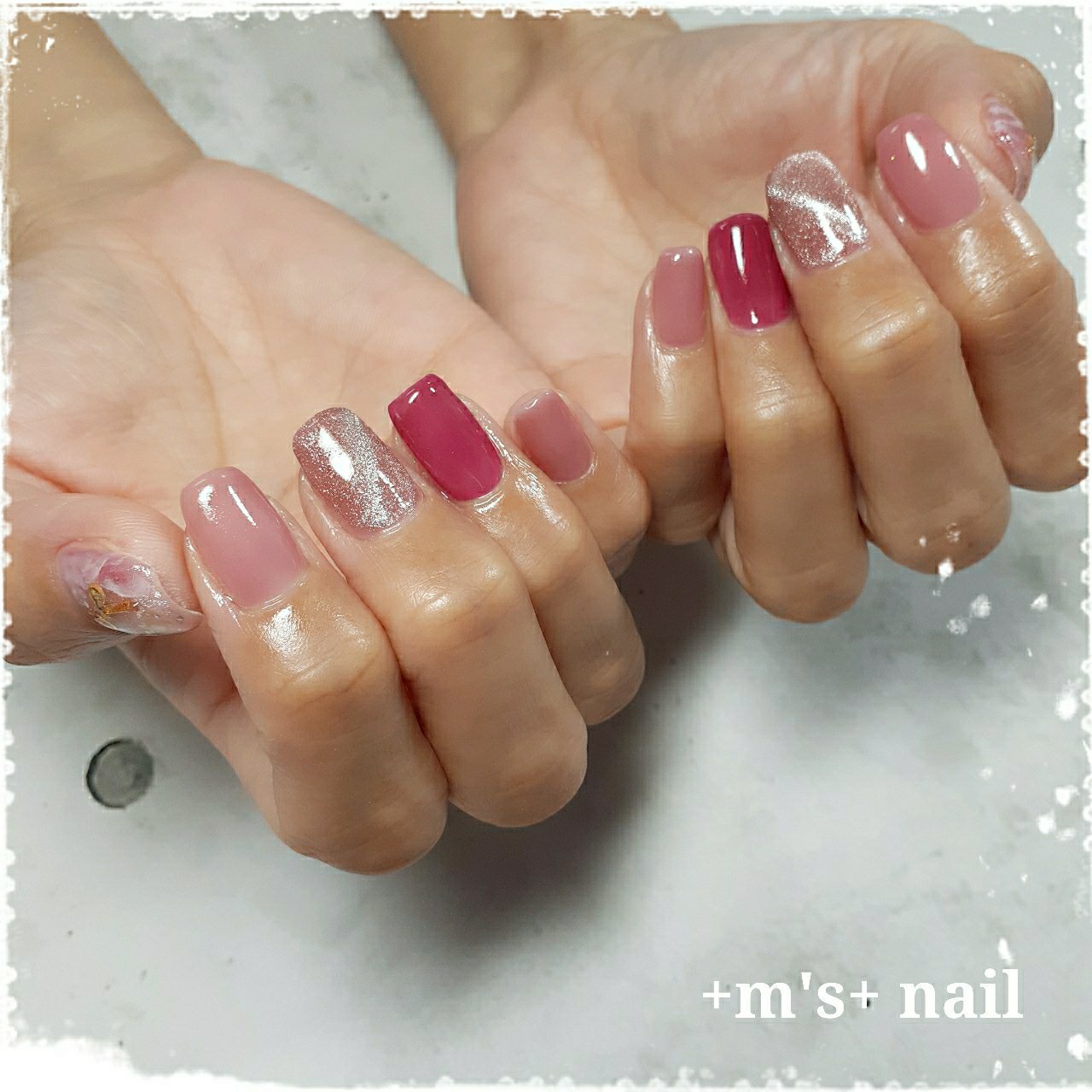 春 夏 デート 女子会 ハンド M S Nailのネイルデザイン No ネイルブック