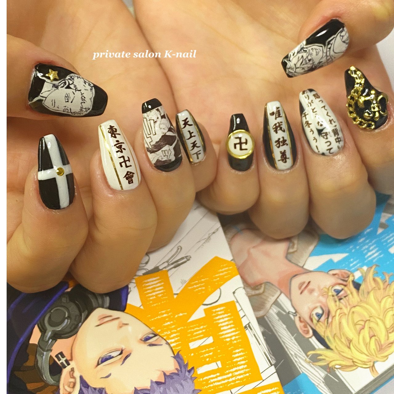 オールシーズン/ハンド/痛ネイル/キャラクター/デコ - private salon k