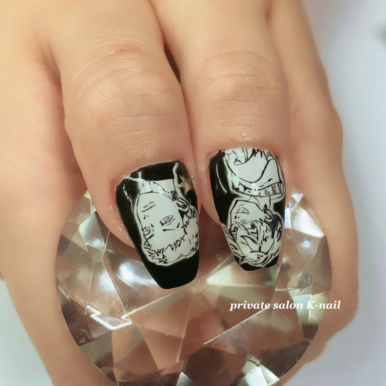 オールシーズン ハンド 痛ネイル キャラクター デコ Private Salon K Nailのネイルデザイン No ネイルブック