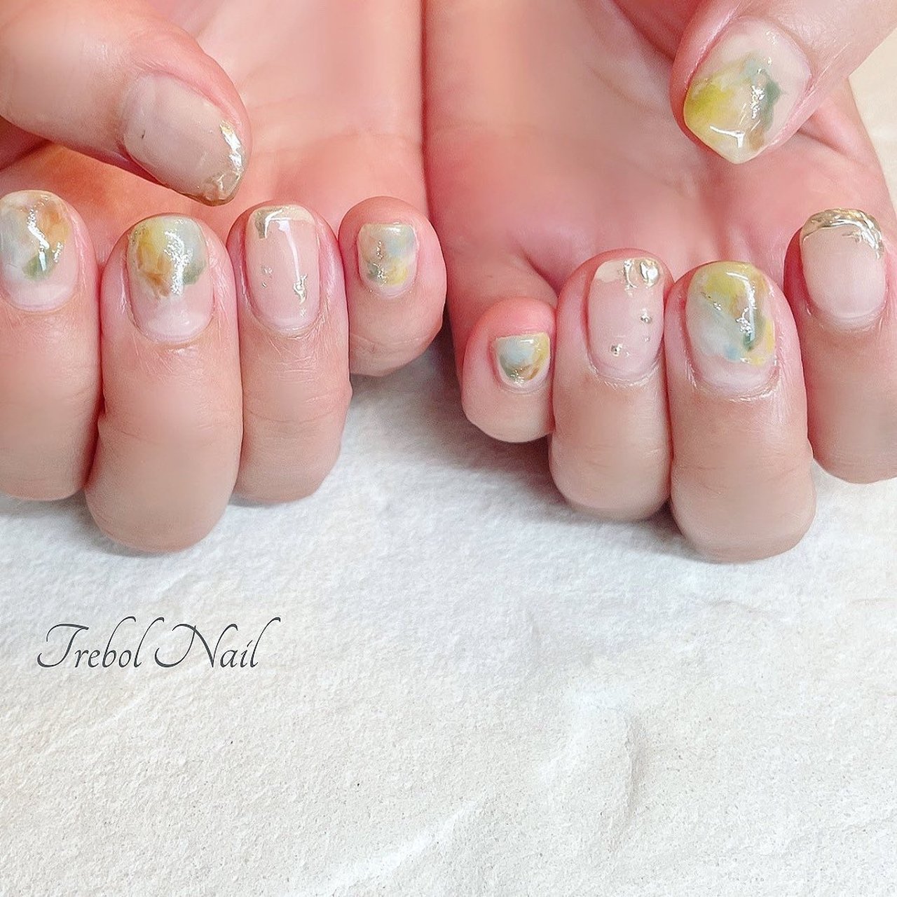 夏 秋 オールシーズン リゾート ハンド Trebol Nail トレボルネイル 𓅂のネイルデザイン No ネイルブック