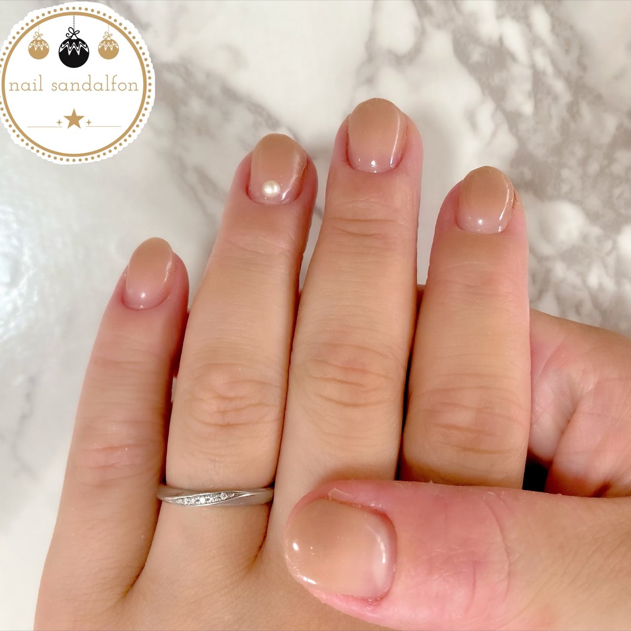 オールシーズン オフィス デート 女子会 ハンド Nail Sandalfonのネイルデザイン No ネイルブック