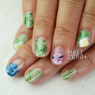 キャラクター ボタニカルのネイルデザイン ネイルブック