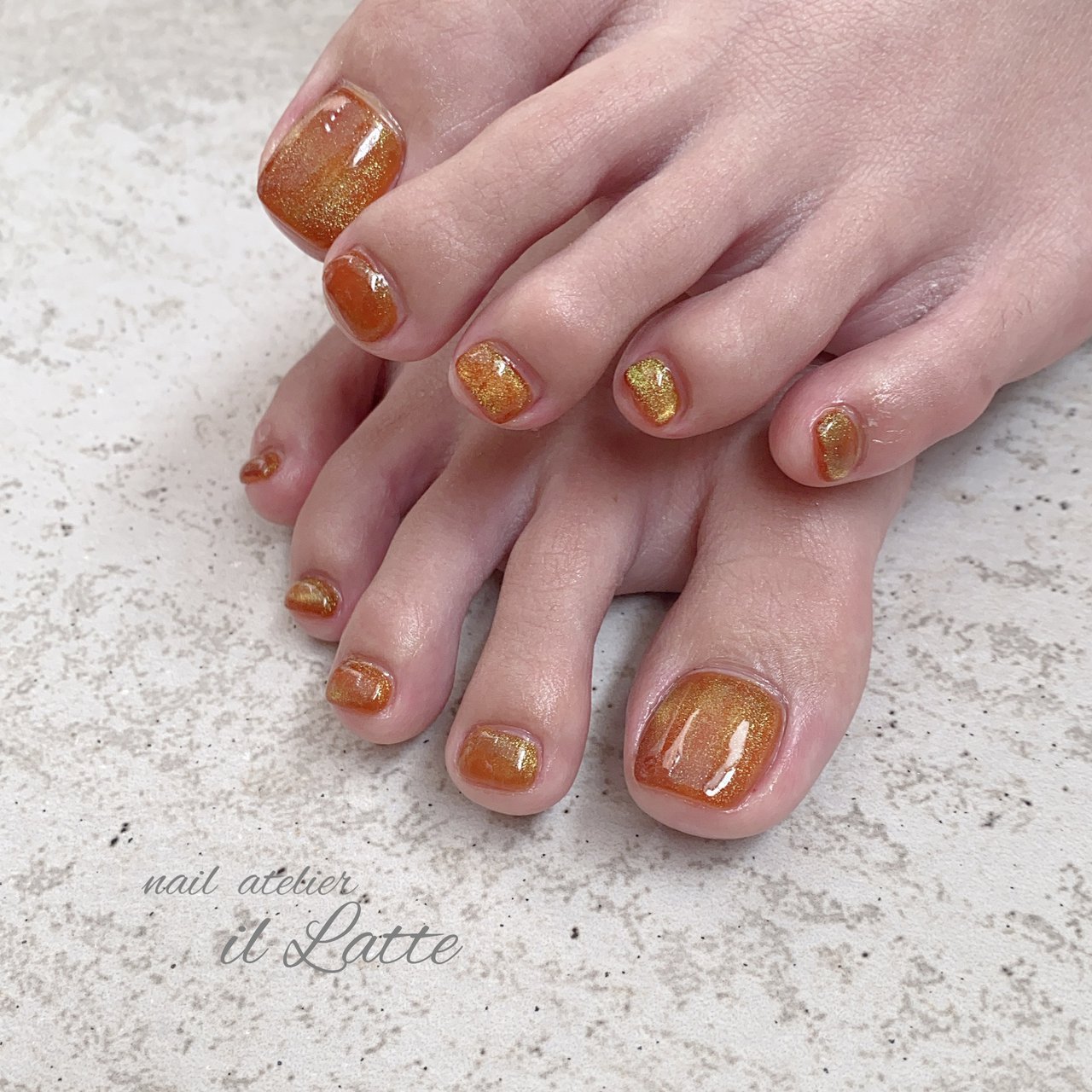 夏 フット シンプル シースルー ニュアンス Nail Atelier Il Latteのネイルデザイン No 654 ネイルブック