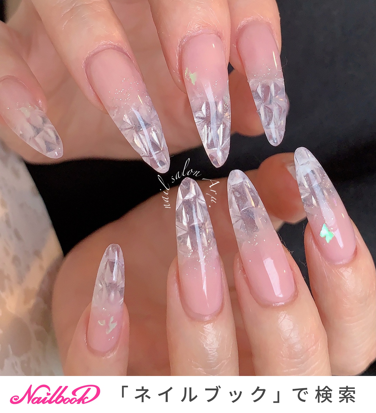 ステンドグラス スカルプチュアのネイルデザイン ネイルブック