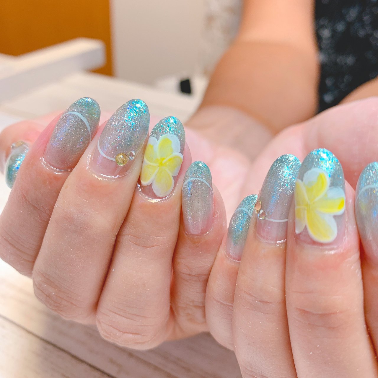 ハンド ターコイズ 水色 ブルー Odnailのネイルデザイン No ネイルブック