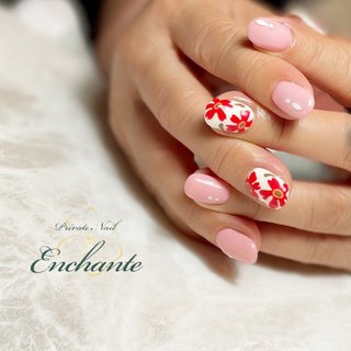 マリメッコネイルデザインのネイルデザイン ネイルブック