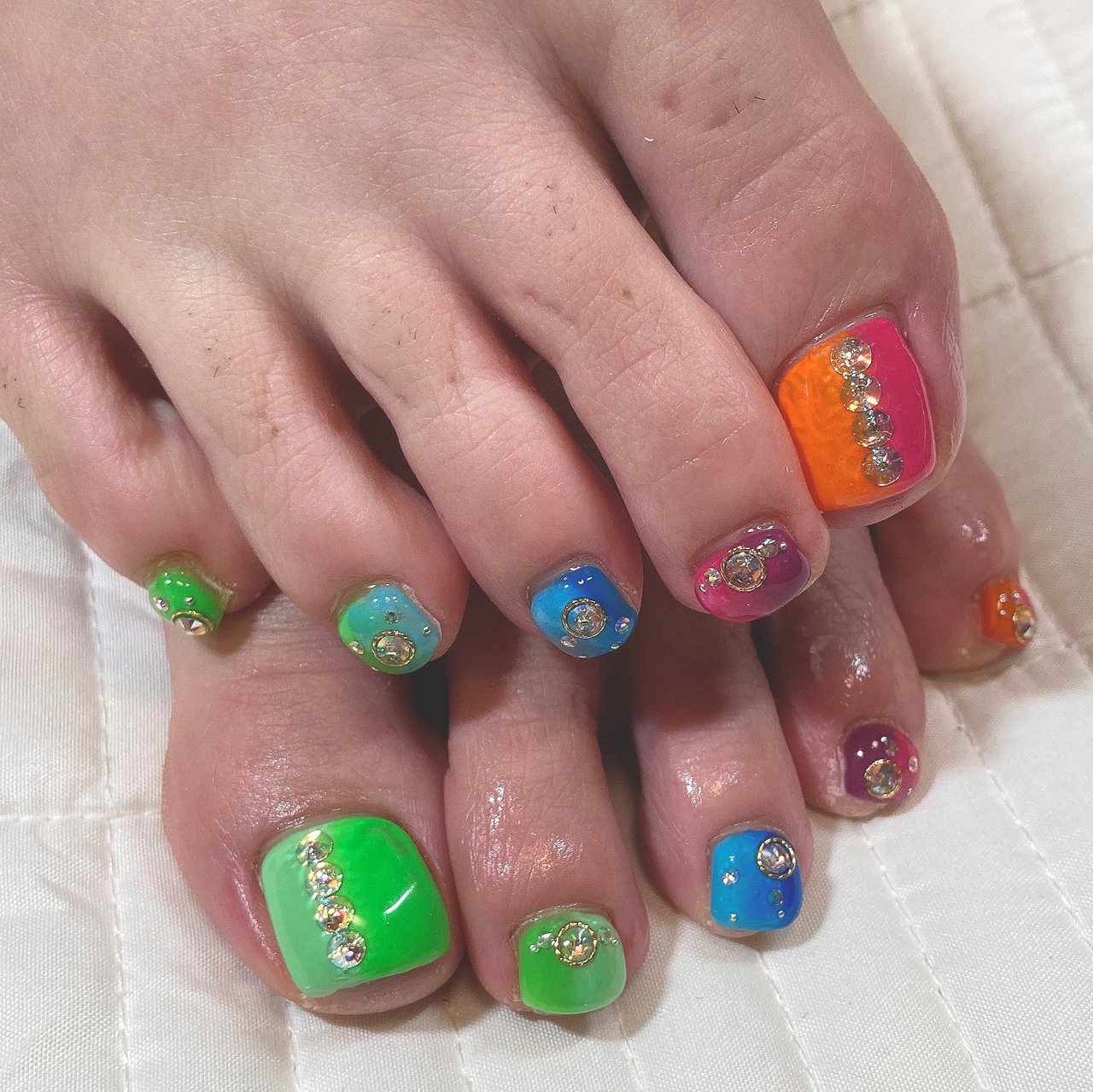 夏 旅行 海 リゾート フット Kmk のネイルデザイン No ネイルブック