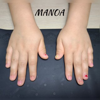 パープル 紫 キッズネイルのネイルデザイン ネイルブック