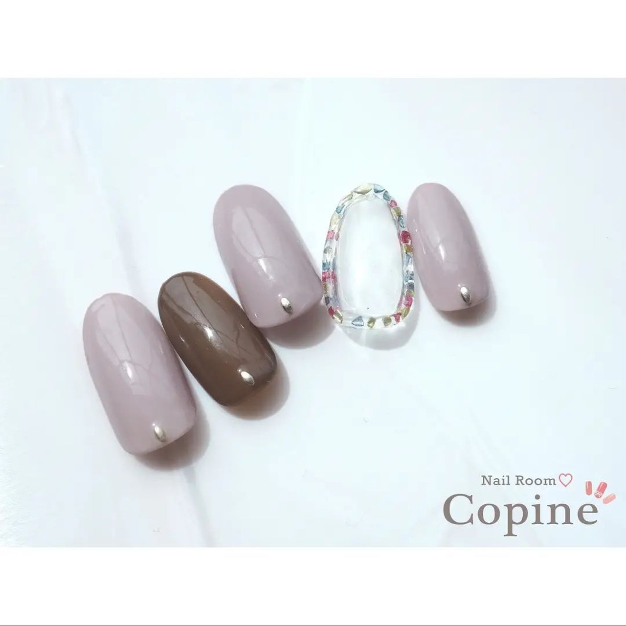 夏 秋 ハンド シンプル ワンカラー Nail Room Copineのネイルデザイン No ネイルブック