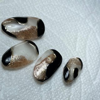 モード系のネイルデザイン ネイルブック