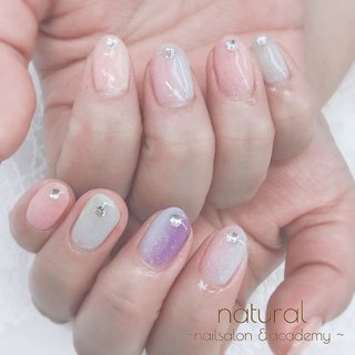 シャーベットネイルのネイルデザイン ネイルブック