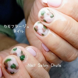 カモフラ 迷彩柄 のネイルデザイン ネイルブック