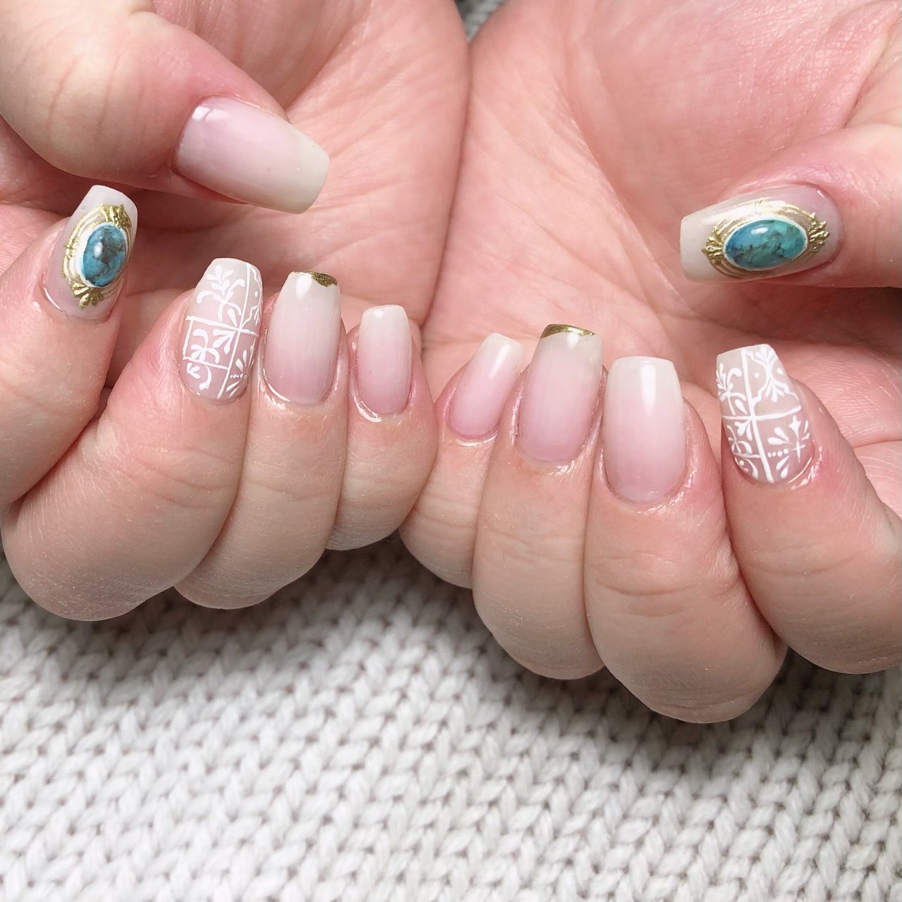 夏 海 リゾート ハンド エスニック Sugawara0107のネイルデザイン No ネイルブック