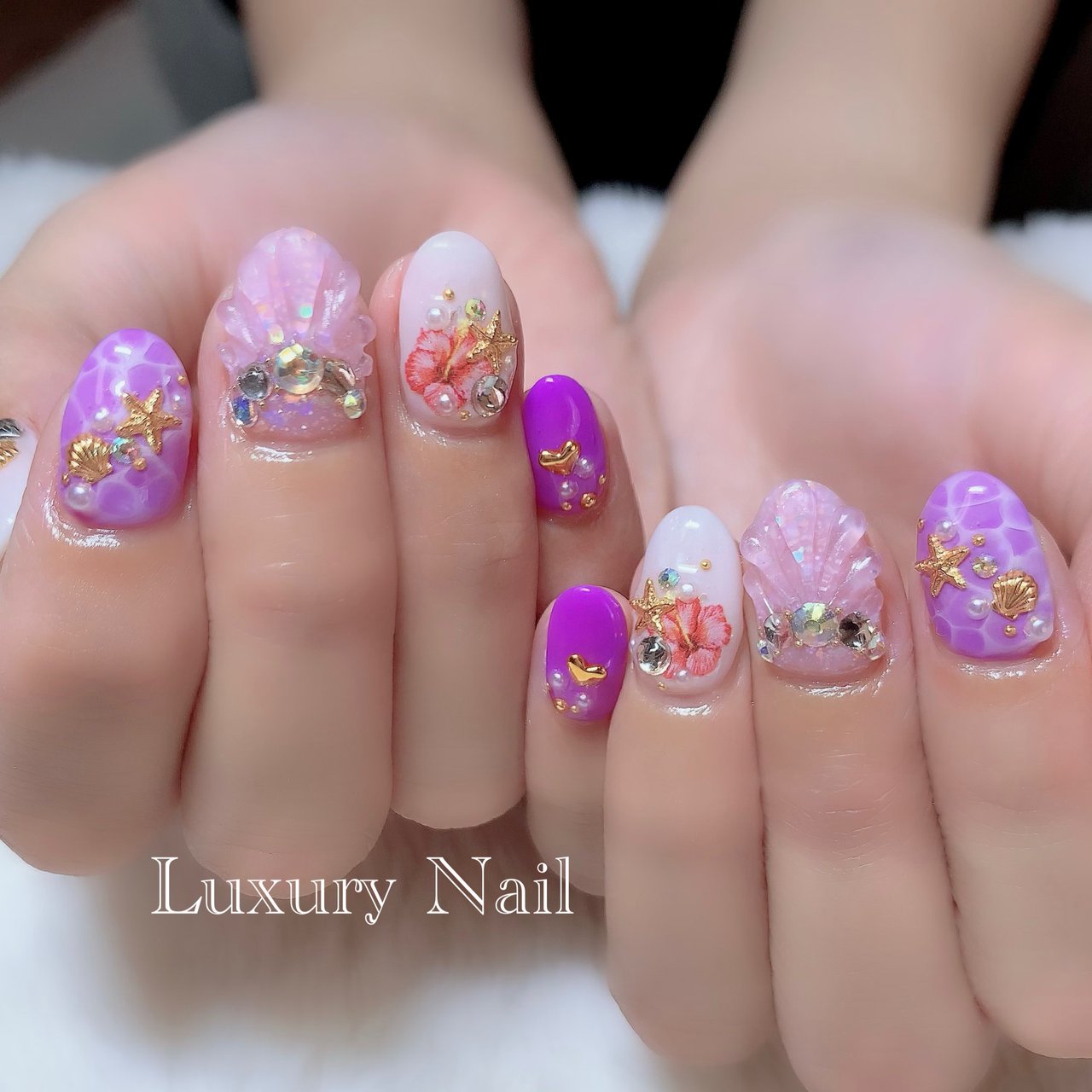 夏 海 リゾート 女子会 ハンド ちいやんのネイルデザイン No ネイルブック