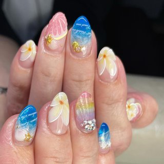 桜貝のネイルデザイン ネイルブック