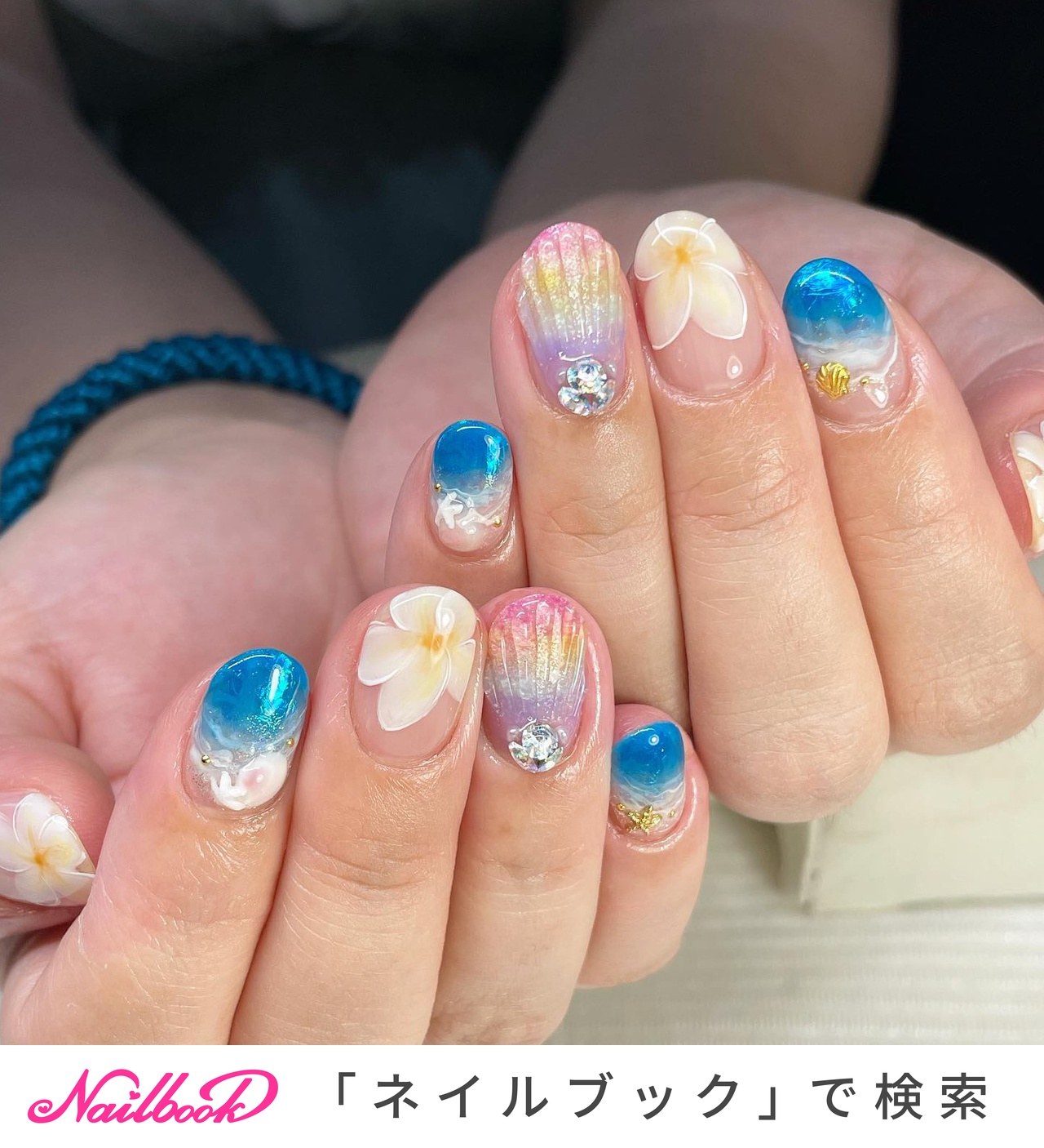 桜貝のネイルデザイン ネイルブック