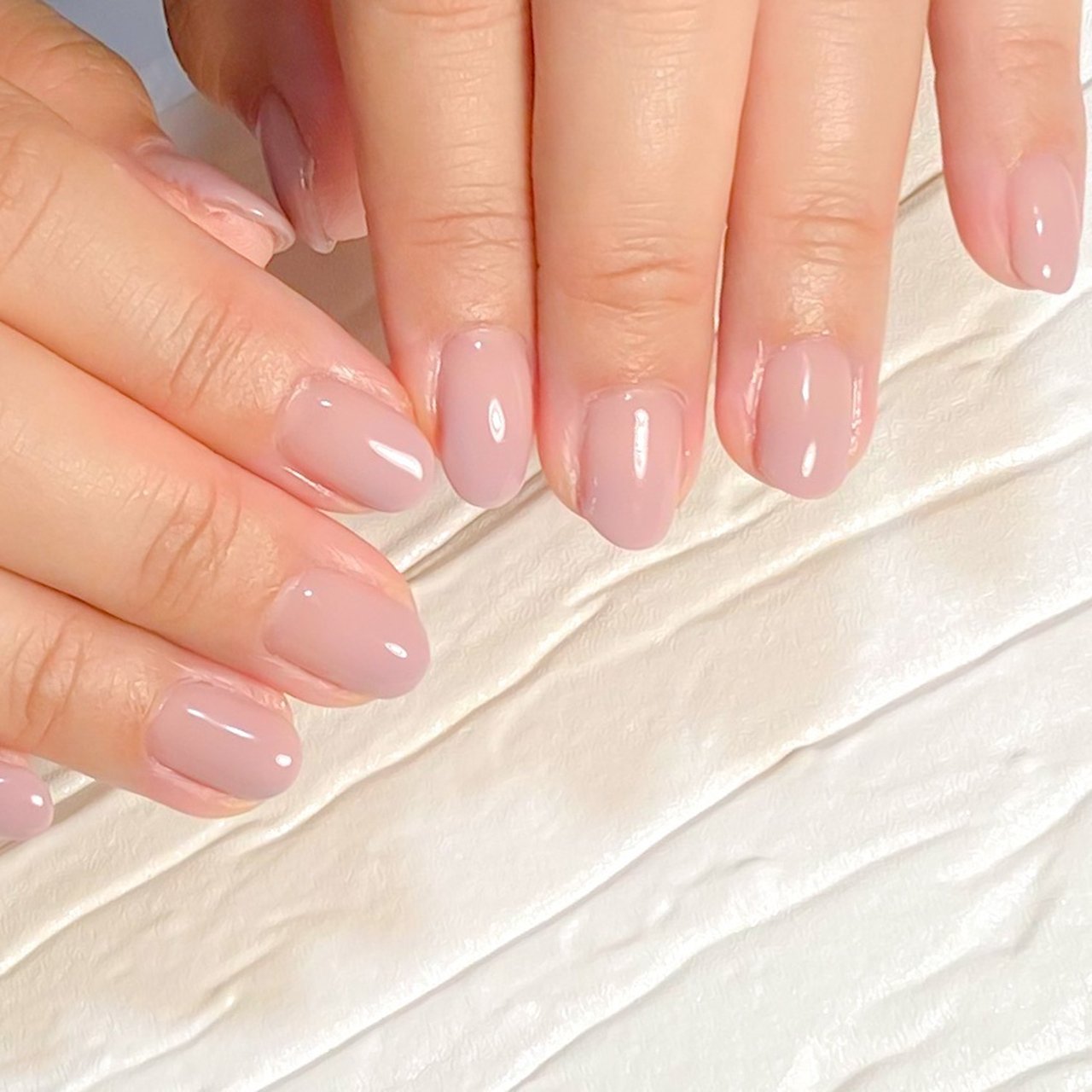 オールシーズン/ハンド/グラデーション/ショート/ピンク