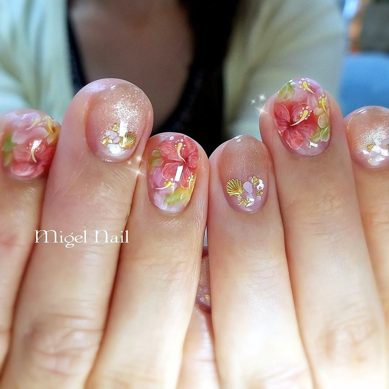 夏 旅行 海 リゾート グラデーション Migel Nailのネイルデザイン No ネイルブック