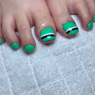 おすすめ順 シンプル カワサキグリーンのネイルデザイン ネイルブック