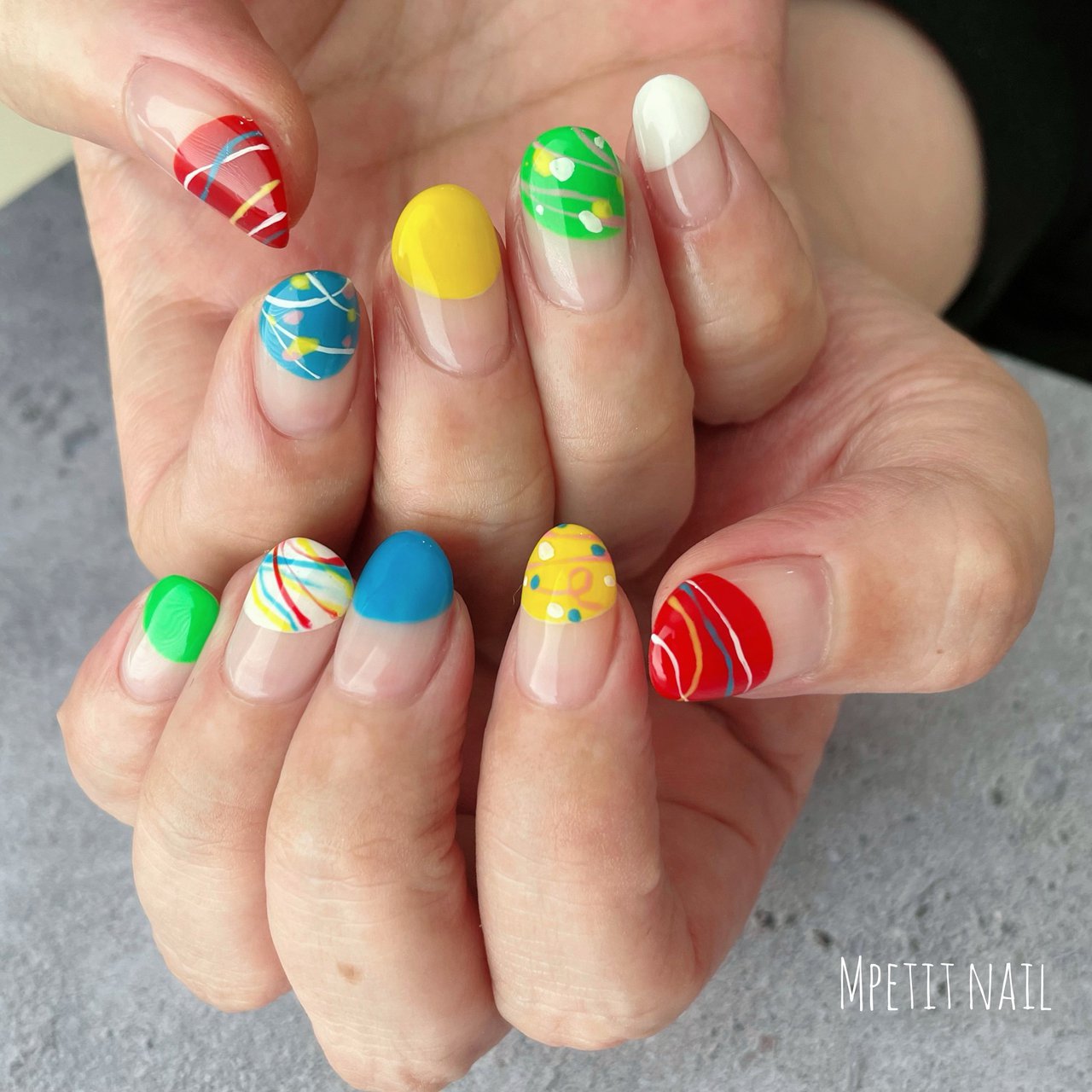 夏 リゾート 浴衣 ライブ ハンド Yukiのネイルデザイン No ネイルブック