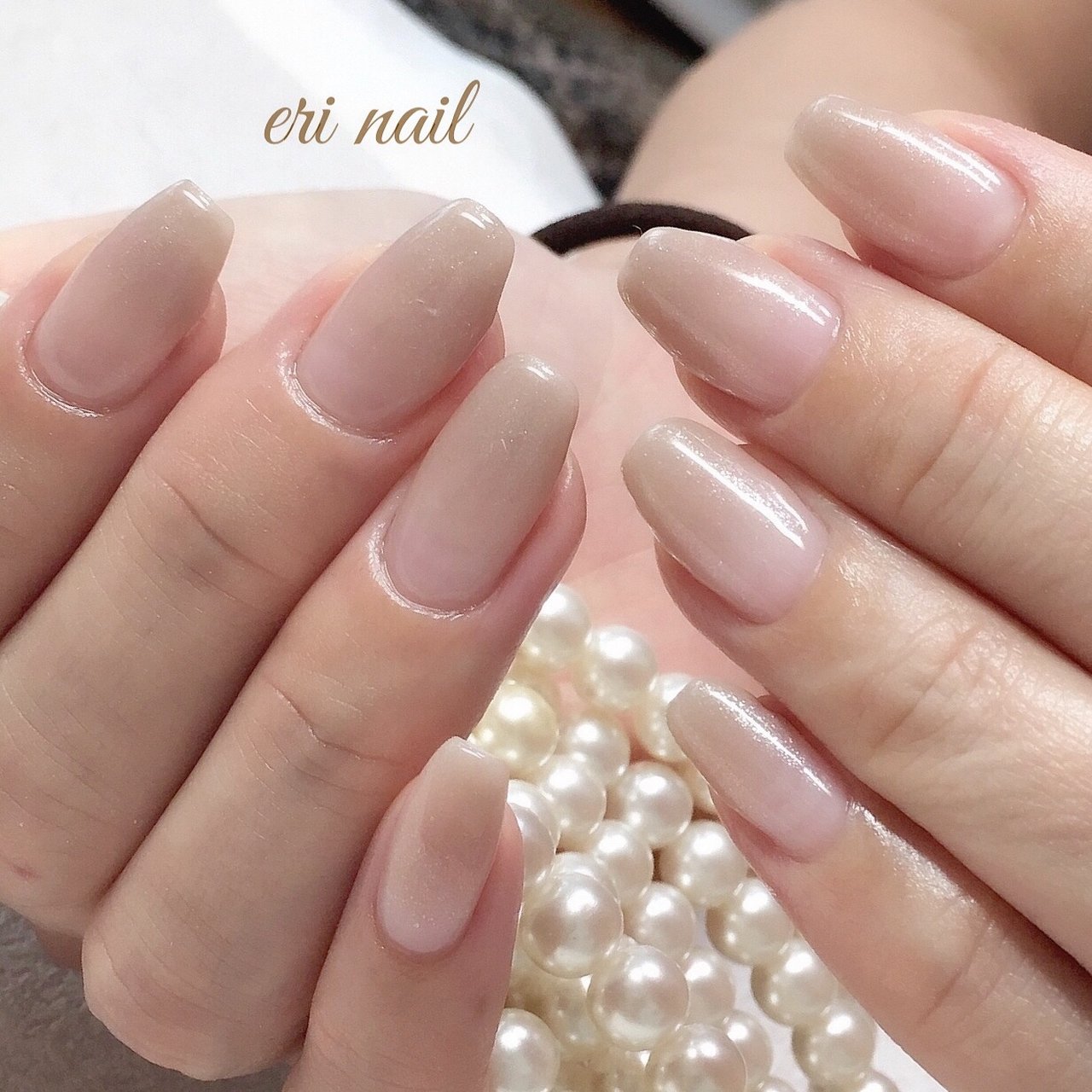 オールシーズン ハンド グラデーション ベージュ ジェルネイル 名古屋市天白区 自宅ネイルサロン Eri Nailのネイル デザイン No ネイルブック