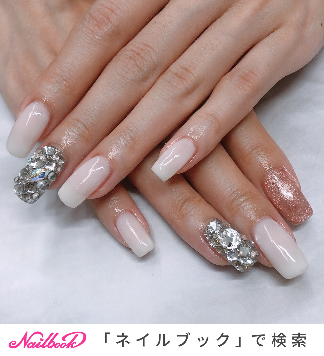 sak様　ホワイトワンカラー 亜麻ネイル | SHIROオフィシャルサイト
