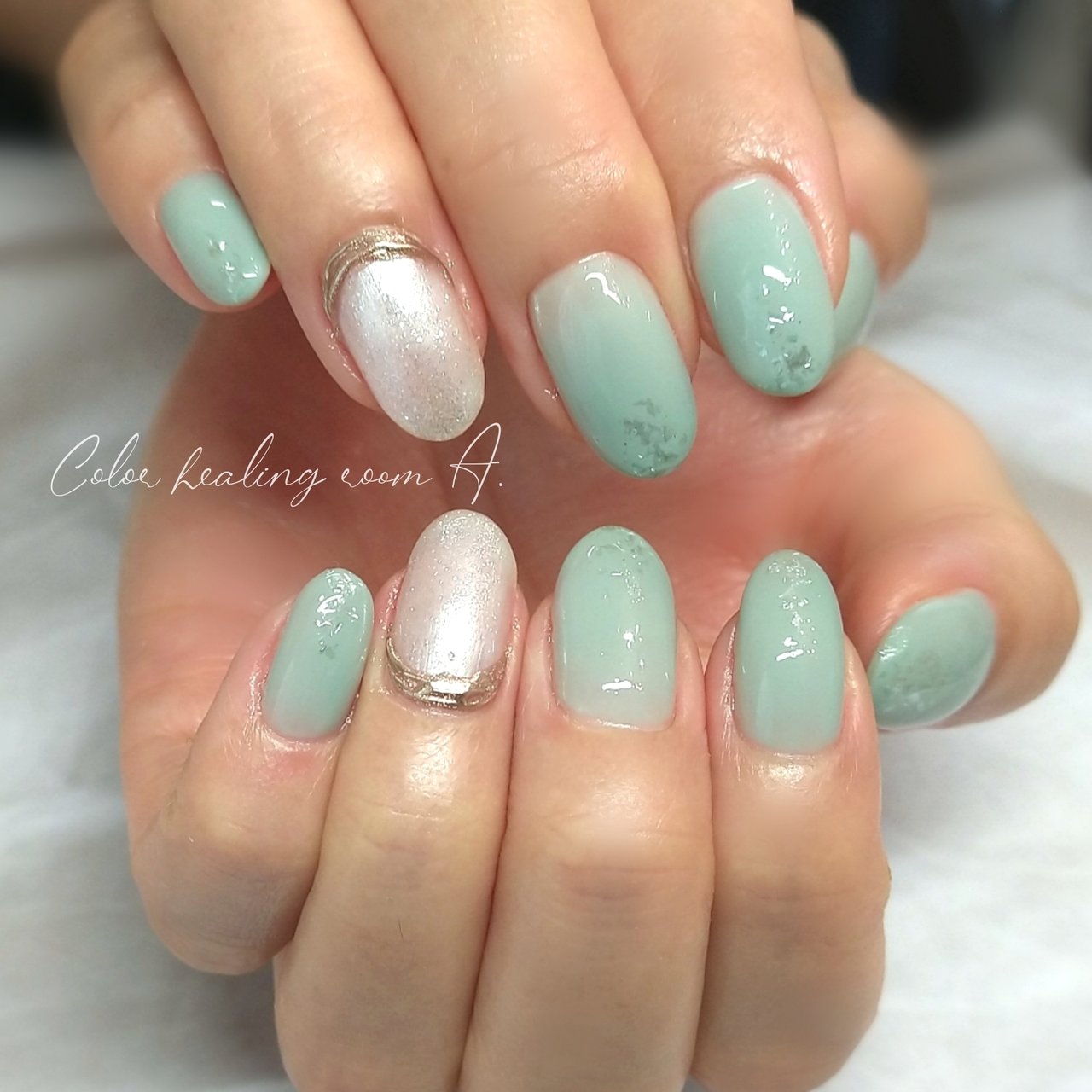 夏 秋 オールシーズン オフィス ハンド Ai Sakuraiのネイルデザイン No ネイルブック