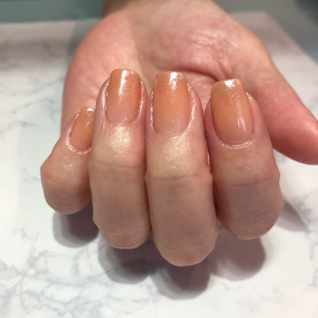 オールシーズン ハンド シンプル グラデーション オレンジ Renのネイルデザイン No ネイルブック