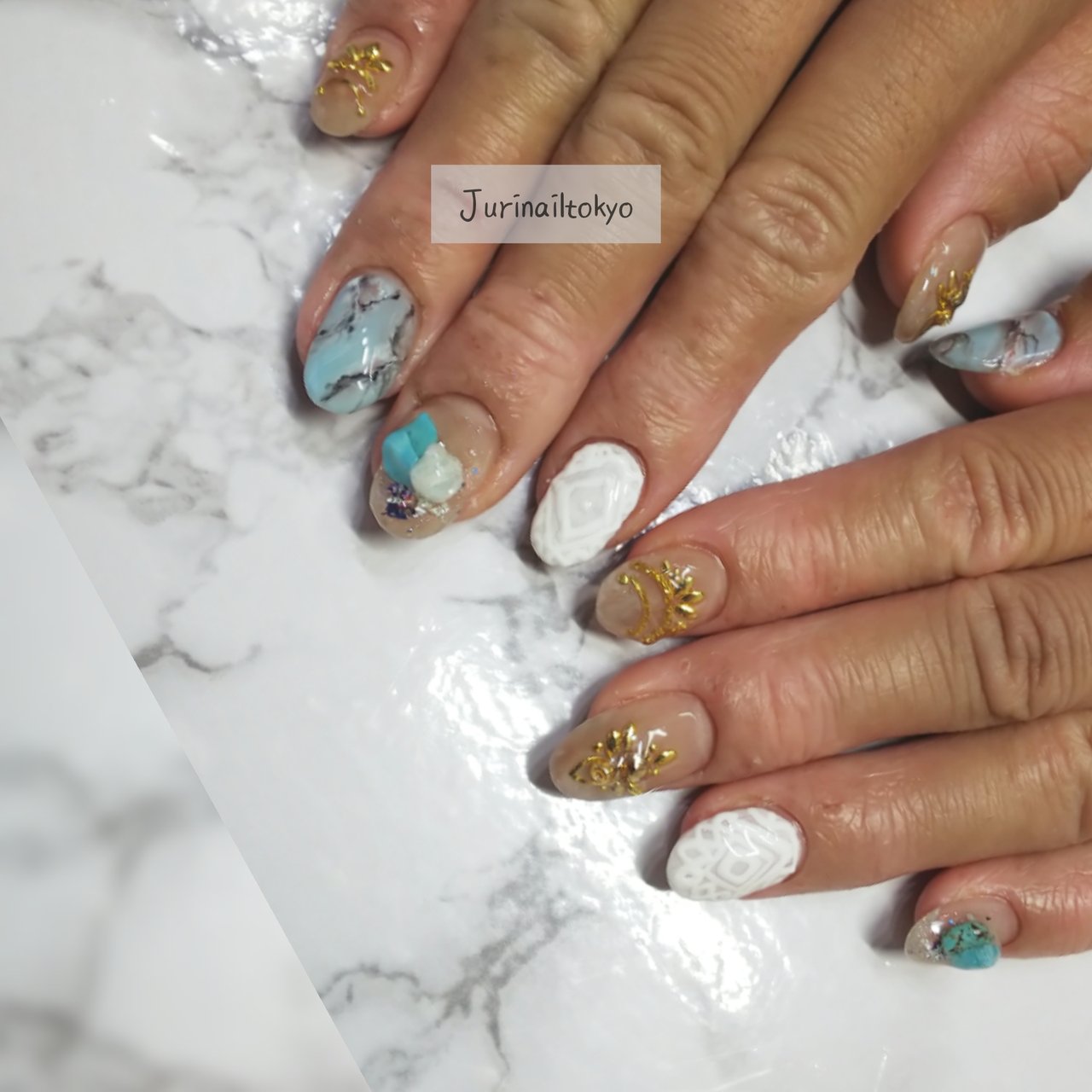 秋 冬 オールシーズン ハンド アンティーク Jurinailtokyoのネイルデザイン No ネイルブック