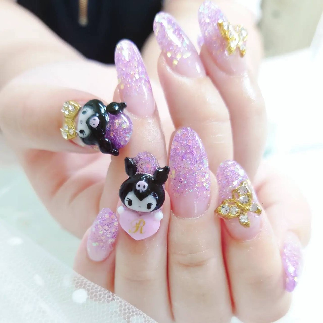 après Kuromi 　日本未発売　アプレ　クロミ　　ネイル　ハンディライト après Kuromi 日本未発売 アプレ クロミ ネイル ハンディライト 夏